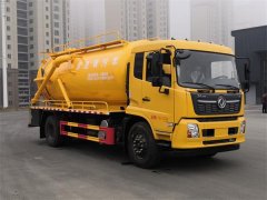 东风天锦单桥清洗吸污车
